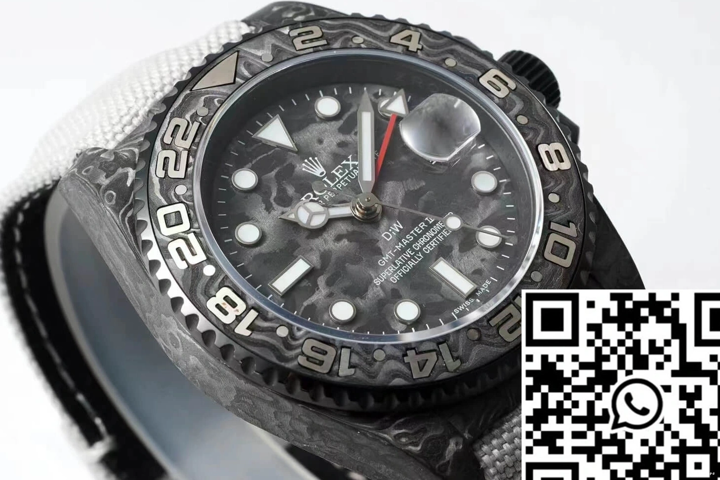 II Dial Fiber Carbon Diw GMT-MASTER Strap Fabric Rolex 1226